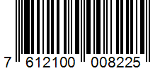 Barcode 7612100008225