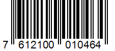 Barcode 7612100010464