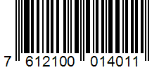 Barcode 7612100014011