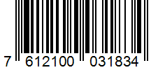 Barcode 7612100031834