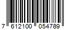 Barcode 7612100054789