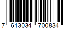 Barcode 7613034700834