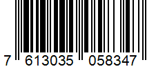 Barcode 7613035058347