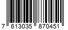 Barcode 7613035870451