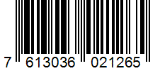 Barcode 7613036021265