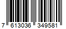 Barcode 7613036349581