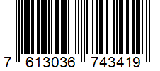 Barcode 7613036743419