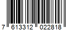 Barcode 7613312022818