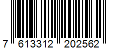 Barcode 7613312202562