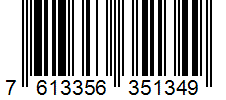 Barcode 7613356351349