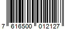 Barcode 7616500012127