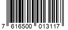 Barcode 7616500013117