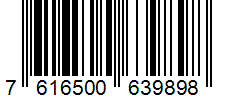 Barcode 7616500639898