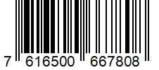 Barcode 7616500667808