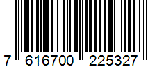 Barcode 7616700225327