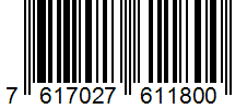 Barcode 7617027611800