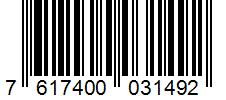 Barcode 7617400031492