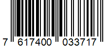 Barcode 7617400033717