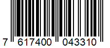 Barcode 7617400043310
