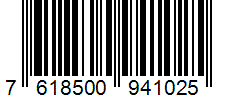 Barcode 7618500941025