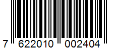 Barcode 7622010002404