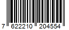 Barcode 7622210204554