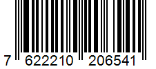Barcode 7622210206541