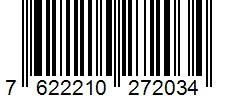 Barcode 7622210272034