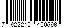 Barcode 7622210400598