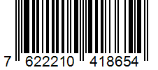 Barcode 7622210418654