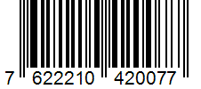 Barcode 7622210420077