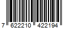 Barcode 7622210422194