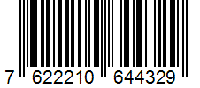 Barcode 7622210644329
