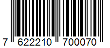 Barcode 7622210700070