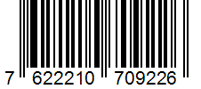 Barcode 7622210709226