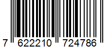 Barcode 7622210724786