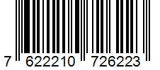 Barcode 7622210726223