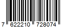 Barcode 7622210728074