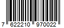 Barcode 7622210970022