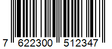 Barcode 7622300512347