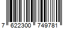 Barcode 7622300749781