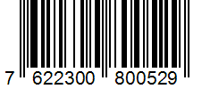 Barcode 7622300800529