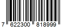 Barcode 7622300818999