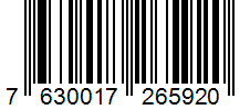 Barcode 7630017265920