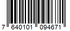 Barcode 7640101094671