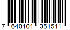 Barcode 7640104351511