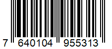 Barcode 7640104955313