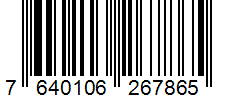 Barcode 7640106267865