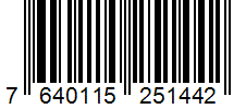 Barcode 7640115251442