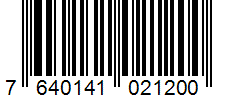 Barcode 7640141021200